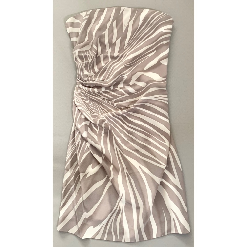 New Gucci zebra silk dress